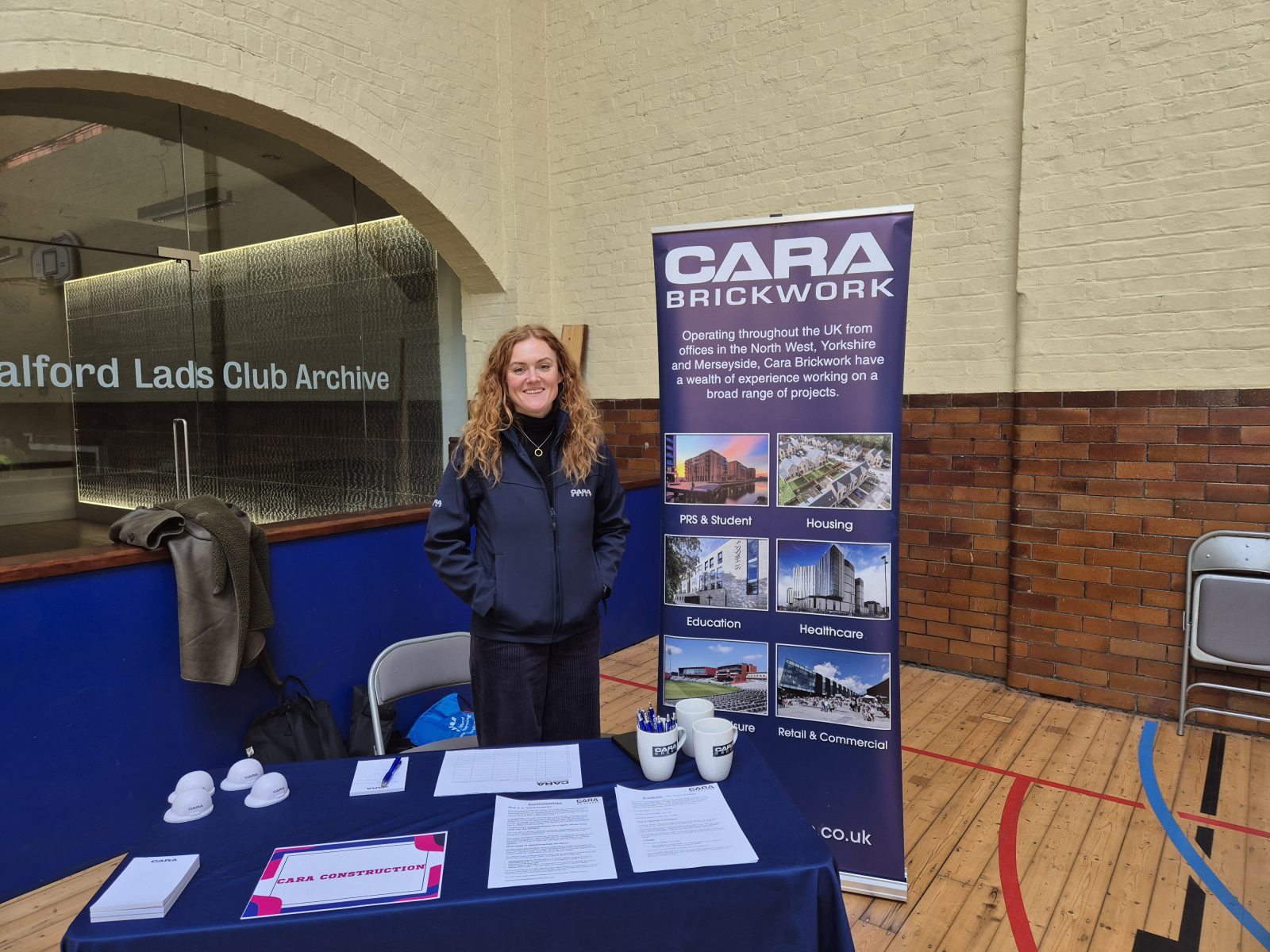 The Cara Brickwork stand at the Women in Construction Event